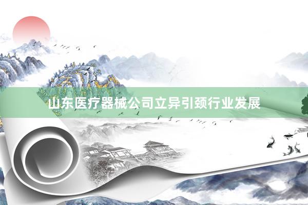 山东医疗器械公司立异引颈行业发展